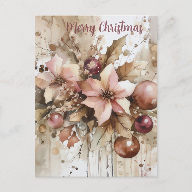 Festive Christmas Greeting Card (Front)