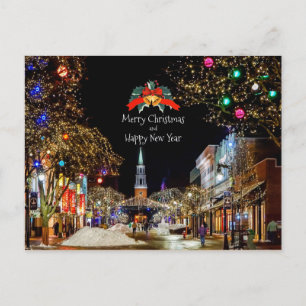 Festive Christmas Greetings Postcard