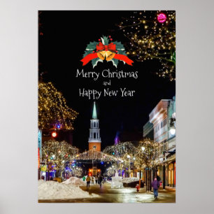 Festive Christmas Greetings Poster