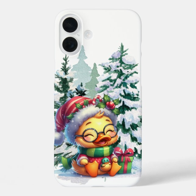 Festive Christmas Holiday duck  Case-Mate iPhone Case (Back)