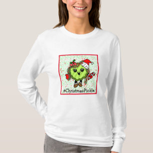 Festive Christmas   Holiday Pickle   T-Shirt