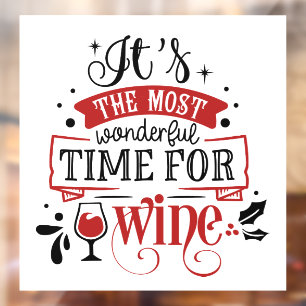 festive Christmas Holiday wine bar