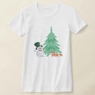 Festive Christmas Holidays Snowman T-Shirt