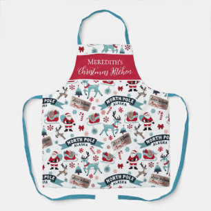 Festive Christmas Kitchen – North Pole Holiday Apron
