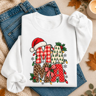 Festive Christmas Mama Sweatshirt