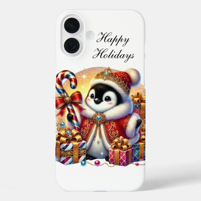 Festive Christmas monkey customisable  Case-Mate iPhone Case (Back)