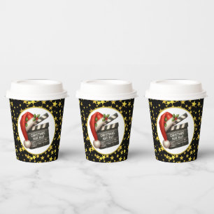 Festive Christmas Movie night party Paper Cups