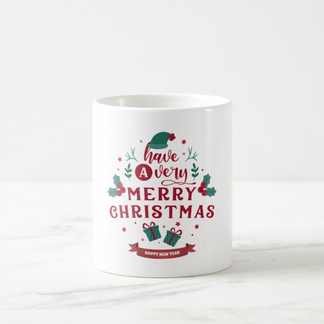 Festive Christmas Mug – Holiday Cheer Delight (Center)