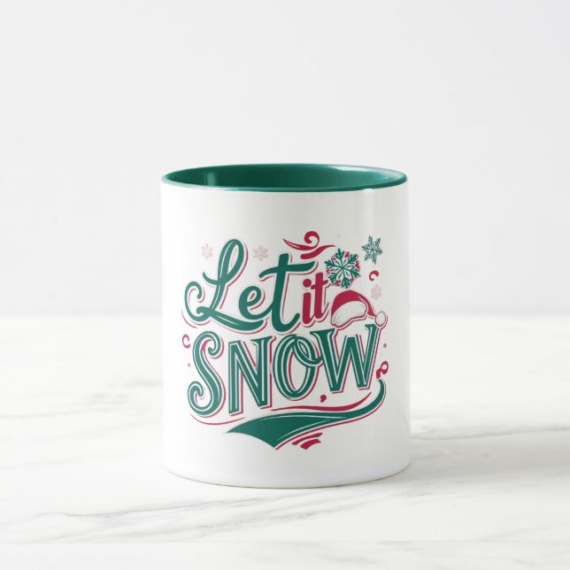 Festive Christmas Mugs for Holiday Cheer   (Center)