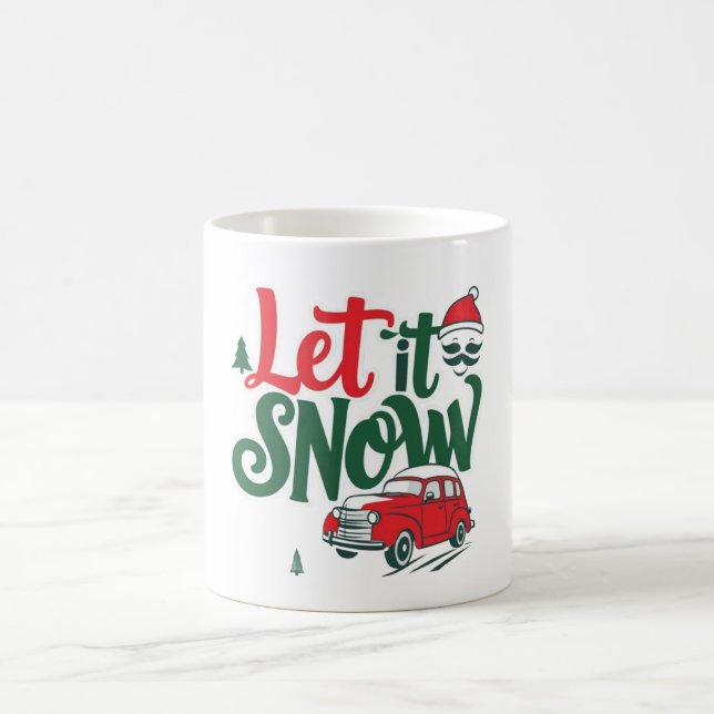 Festive Christmas Mugs for Holiday Cheer   (Center)