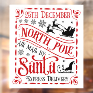 Festive Christmas North Pole air mail