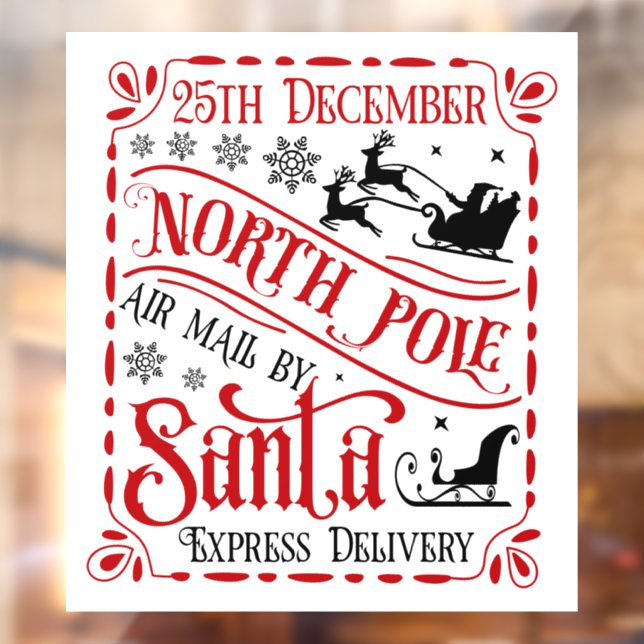 Festive Christmas North Pole air mail (Sheet 2)