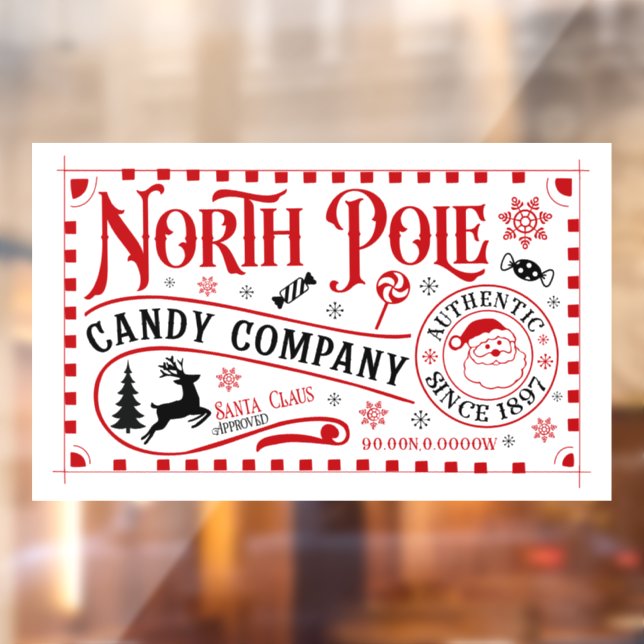 Festive Christmas North Pole candy company (Sheet 2)