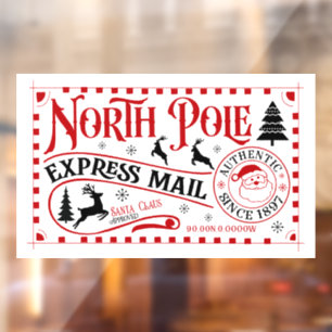 Festive Christmas North Pole express mail
