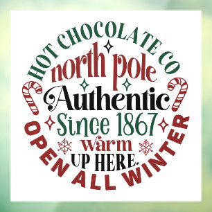 Festive Christmas North Pole hot chocolate