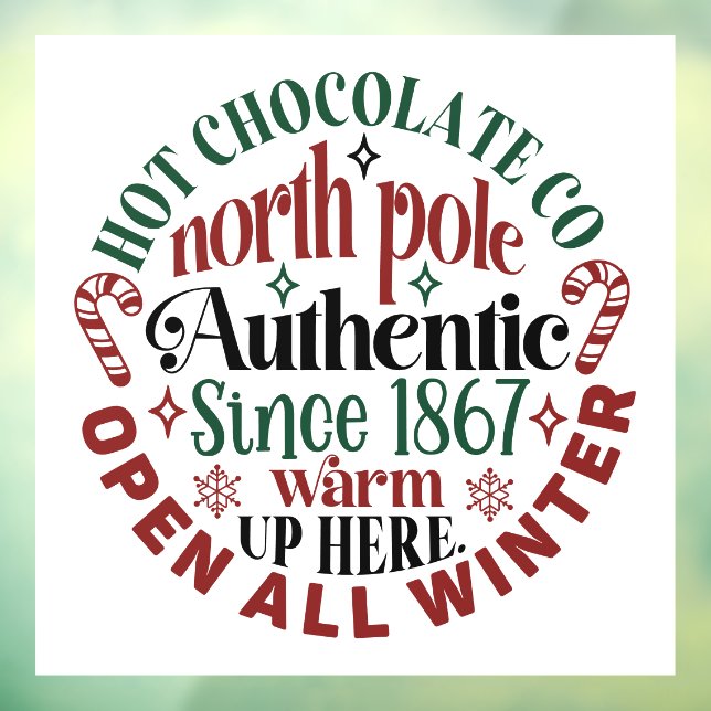 Festive Christmas North Pole hot chocolate (Sheet 3)