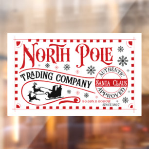 Festive Christmas North Pole trading company
