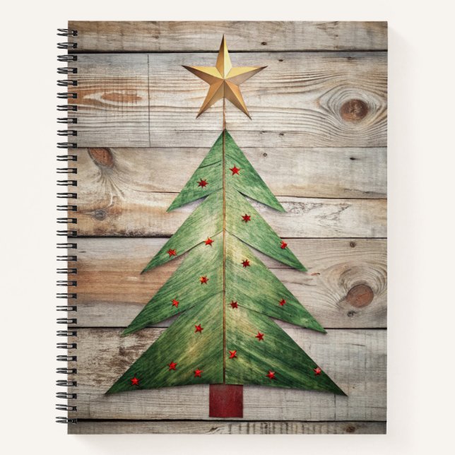 Festive Christmas Notebook – Holiday Journal (Front)