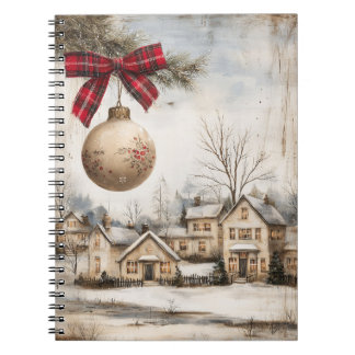 Festive Christmas Notebook – Holiday Journal