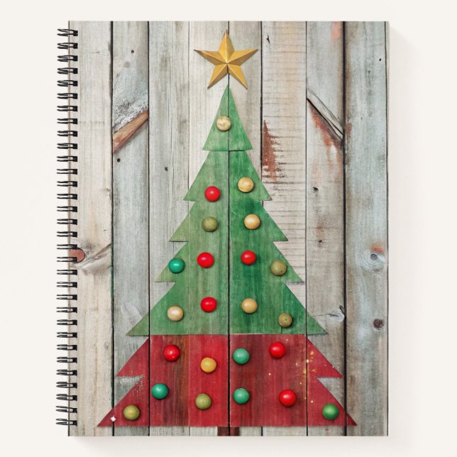 Festive Christmas Notebook – Holiday Journal (Front)