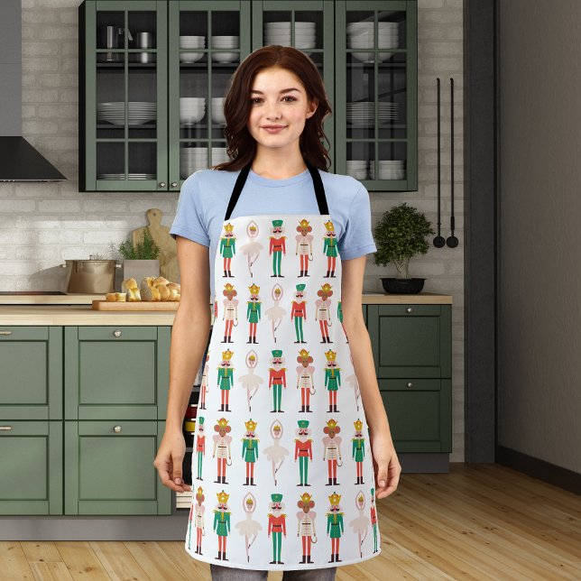 Festive Christmas Nutcracker Ballerina  Apron (Creator Uploaded)