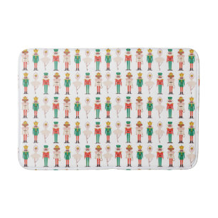 Festive Christmas Nutcracker Ballerina Bath Mat