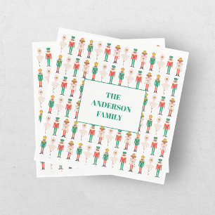 Festive Christmas Nutcracker Christmas Napkin