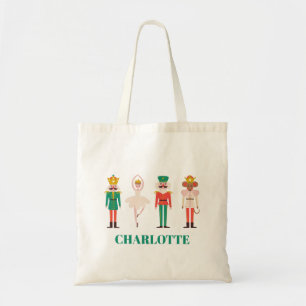 Festive Christmas Nutcracker Christmas Tote Bag