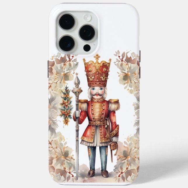 Festive Christmas nutcracker Holiday Case-Mate iPhone Case (Back)