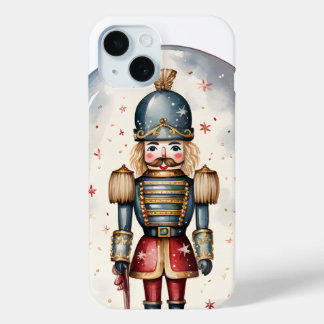 Festive Christmas nutcracker Holiday iPhone 15 Case