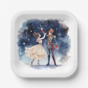 Festive Christmas nutcracker party  Paper Plate