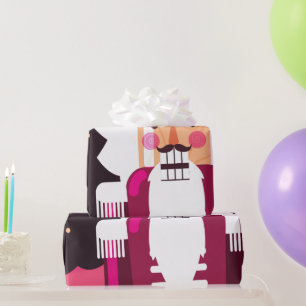 Festive Christmas Nutcracker Wrapping Paper