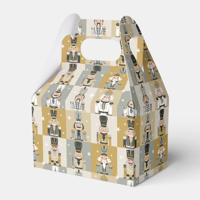 Festive Christmas Nutcrackers  Favour Box (Front Side)