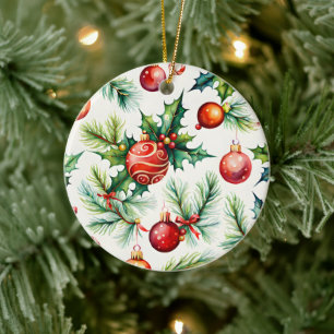 Festive Christmas Ornament Patterns 