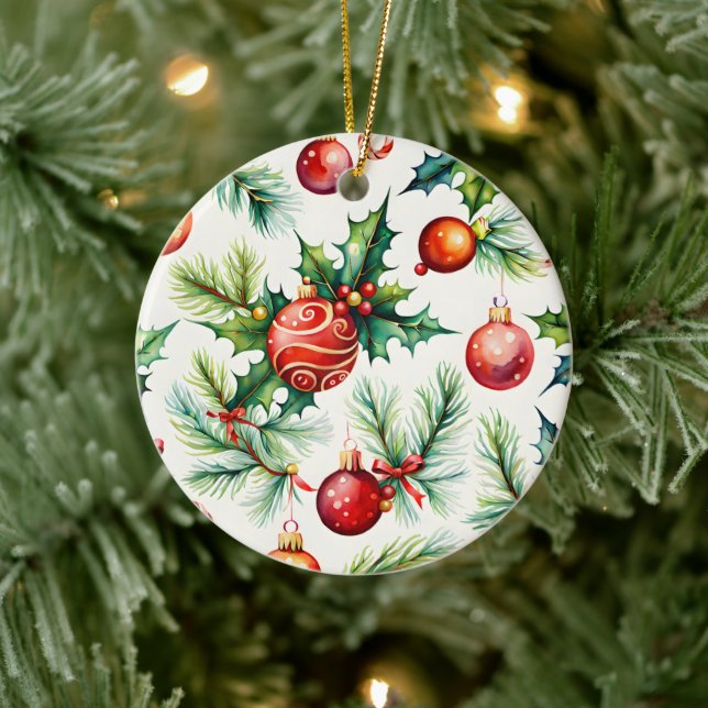 Festive Christmas Ornament Patterns  (Tree)