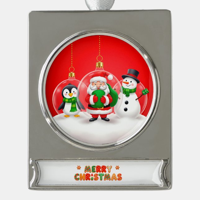 Festive Christmas Ornaments (Front)