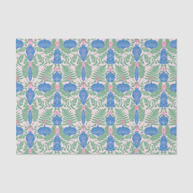 Festive Christmas Ornaments Pattern Tissue Paper (Front)