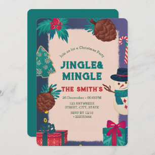 Festive Christmas Party Invitation