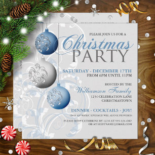 Festive Christmas Party Invitation