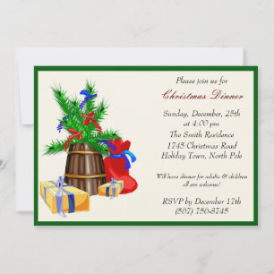 Festive Christmas Party Invitations