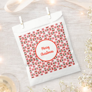 Festive Christmas pattern Favour Bags