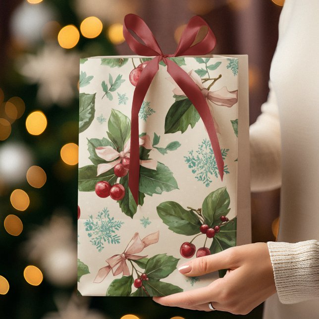 Festive Christmas Pattern Gift Bag (Creator Uploaded)