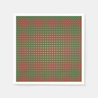 Festive Christmas Plaid Napkin