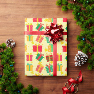 Festive Christmas Presents Wrapping Paper
