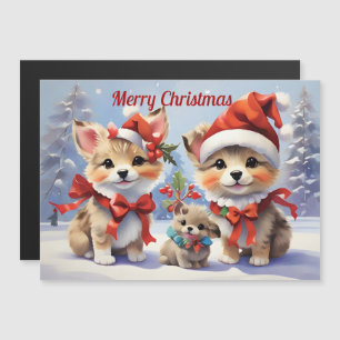 Festive Christmas Puppies Holiday