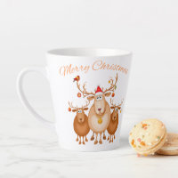 Festive Christmas- Reindeer-Mug