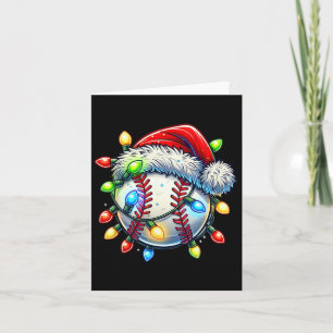 Festive Christmas Sell Design Santa Hat Sports Paj Card