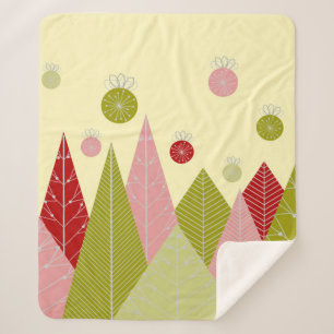 Festive Christmas  Sherpa Blanket