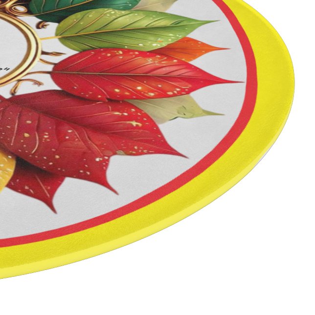 "Festive Christmas Shine" Cutting Board (Corner)