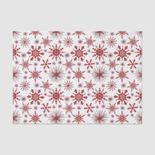 Festive Christmas Snowflakes And Sparkles Tissue Paper